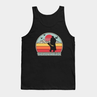 Retro Vintage The Man in Black Tank Top